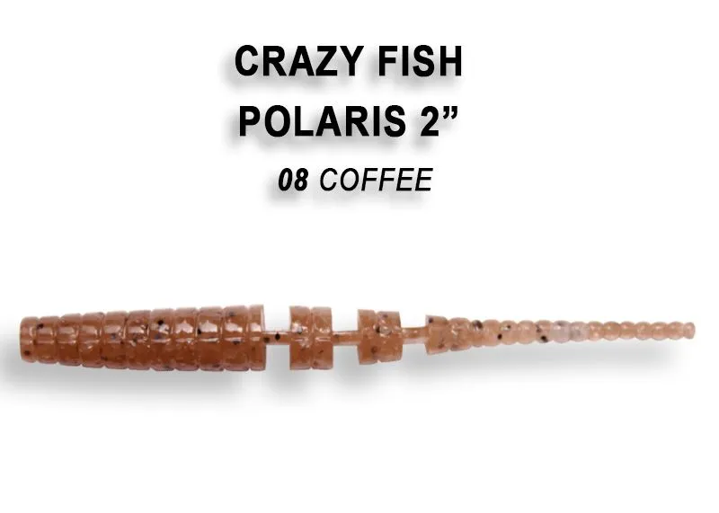 Crazy Fish Polaris 5.4см Силиконова Примамка 37