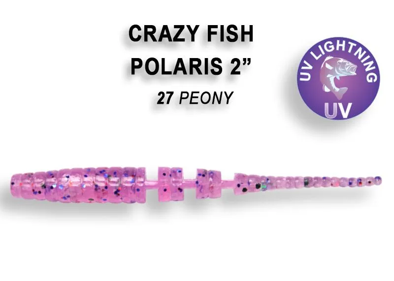 Crazy Fish Polaris 5.4см Силиконова Примамка 25