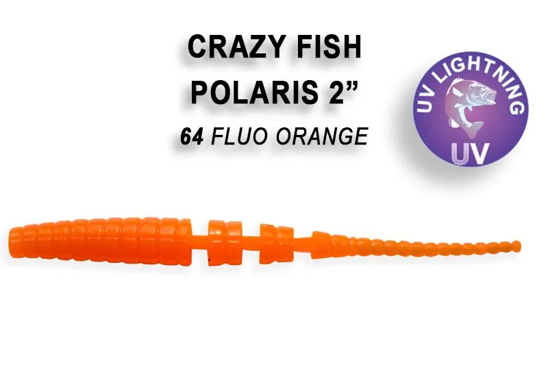 Crazy Fish Polaris 5.4см Силиконова Примамка 10