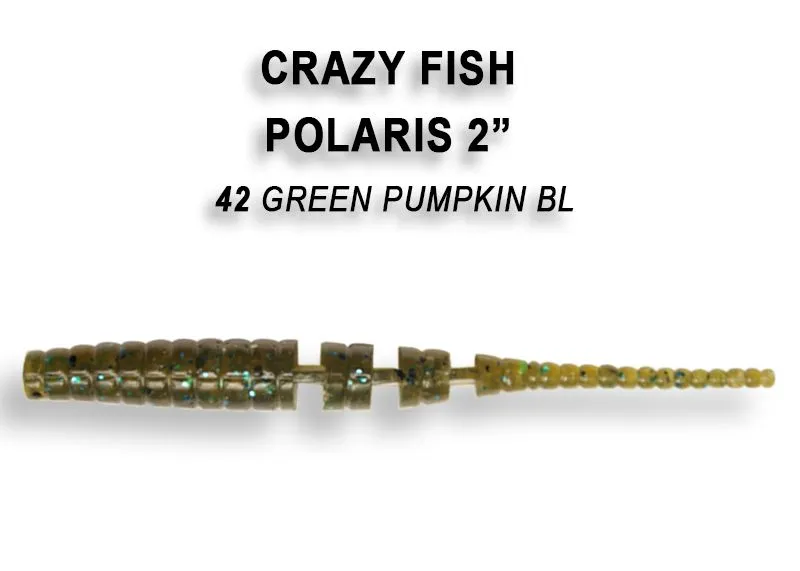 Crazy Fish Polaris 5.4см Силиконова Примамка 18