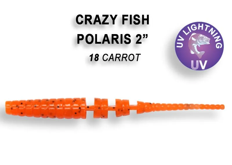 Crazy Fish Polaris 5.4см Силиконова Примамка 30