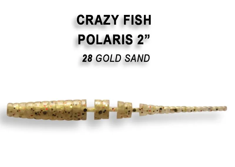 Crazy Fish Polaris 5.4см Силиконова Примамка 27