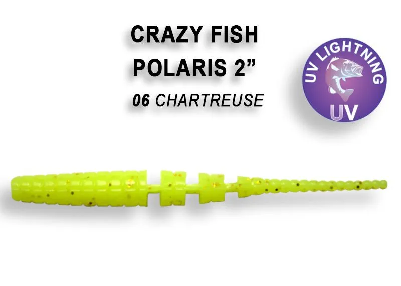 Crazy Fish Polaris 5.4см Силиконова Примамка 36