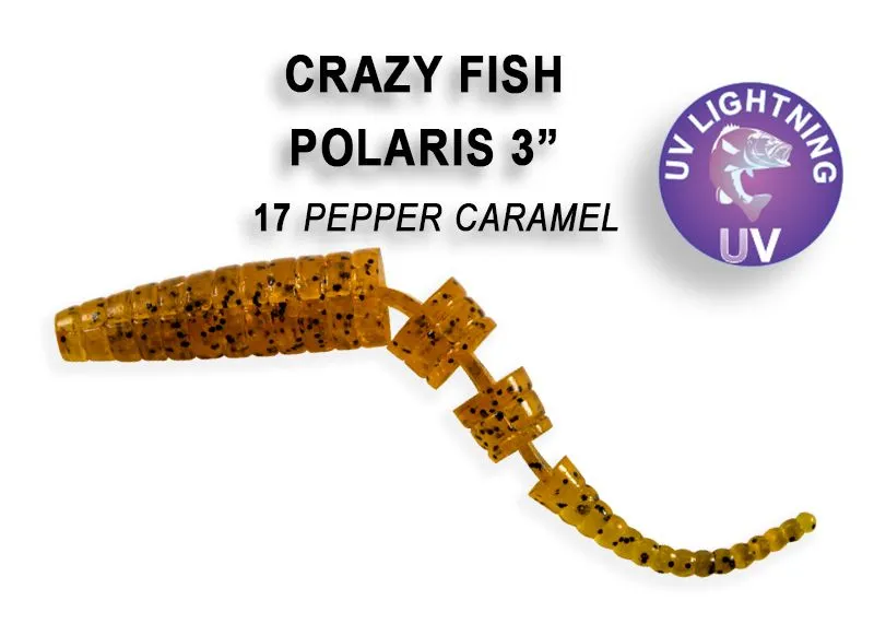 Crazy Fish Polaris 6.8см Силиконова Примамка 22
