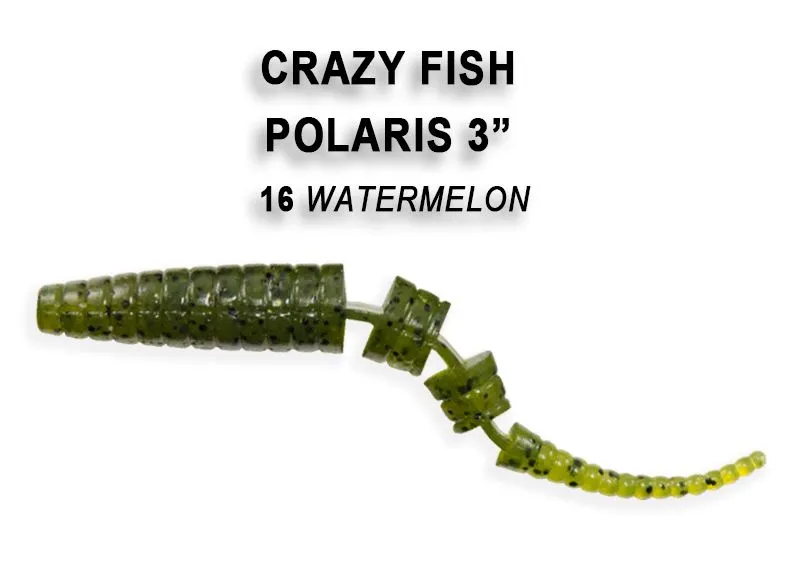 Crazy Fish Polaris 6.8см Силиконова Примамка 24