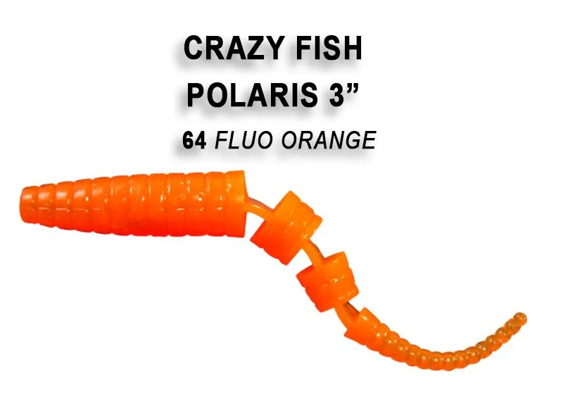 Crazy Fish Polaris 6.8см Силиконова Примамка 4