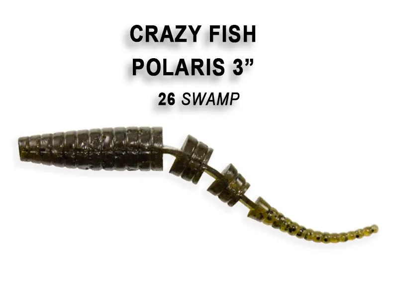 Crazy Fish Polaris 6.8см Силиконова Примамка 20