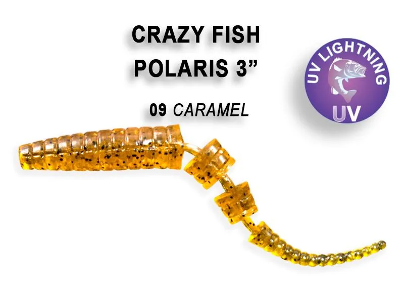 Crazy Fish Polaris 6.8см Силиконова Примамка 28