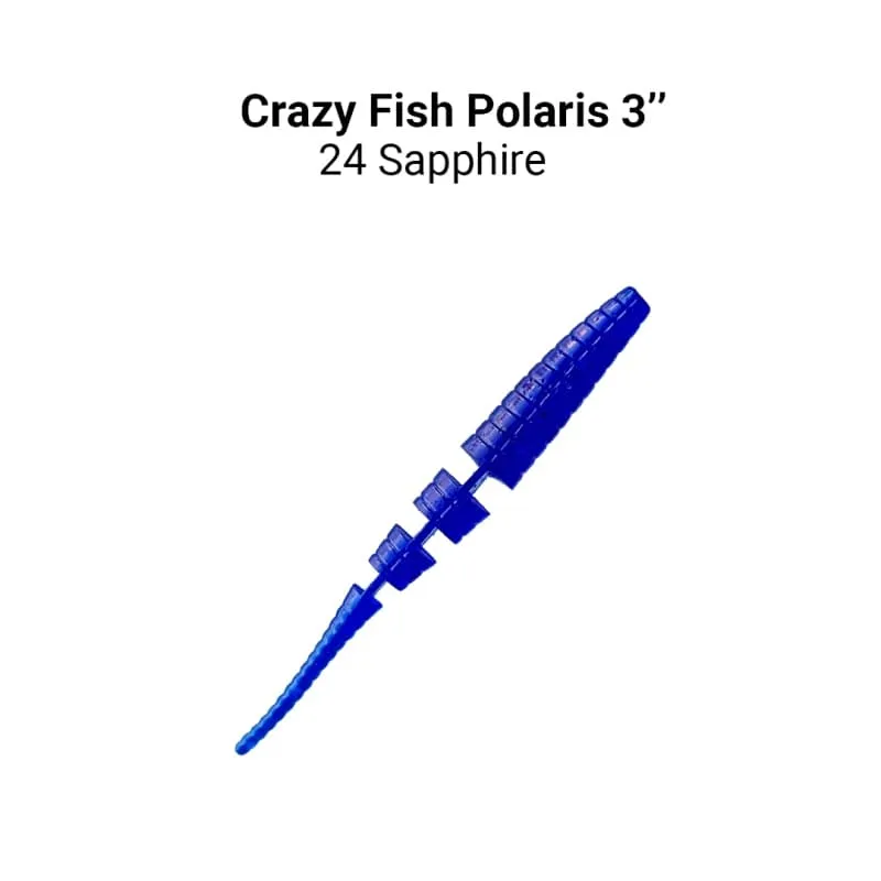 Crazy Fish Polaris 6.8см Силиконова Примамка 21
