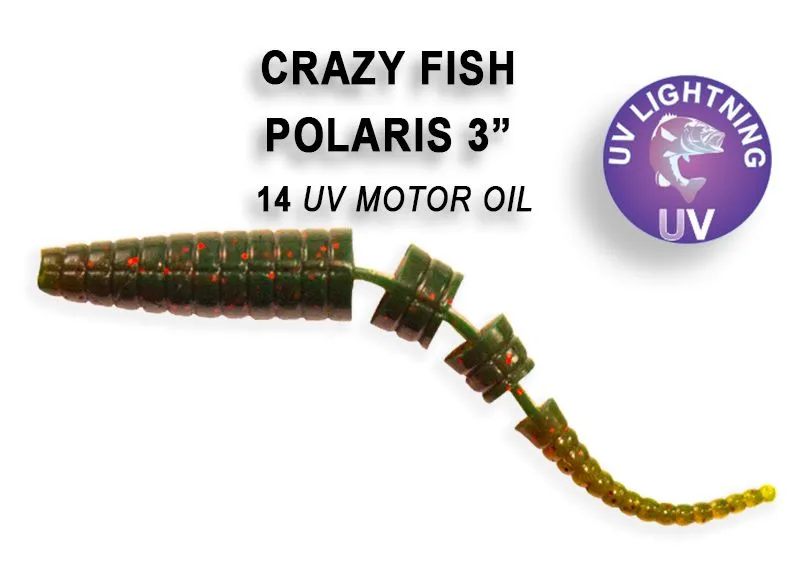 Crazy Fish Polaris 6.8см Силиконова Примамка 25