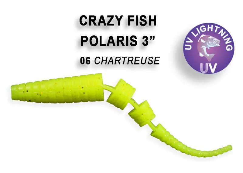 Crazy Fish Polaris 6.8см Силиконова Примамка 30
