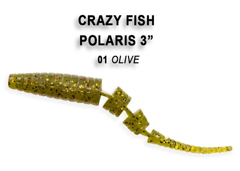 Crazy Fish Polaris 6.8см Силиконова Примамка 27