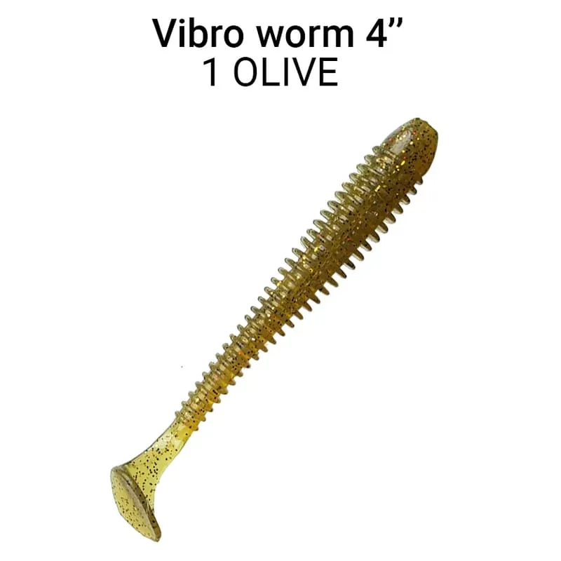 Crazy Fish Vibro Worm 10см Силиконова Примамка 21