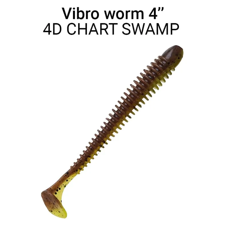 Crazy Fish Vibro Worm 10см Силиконова Примамка 11