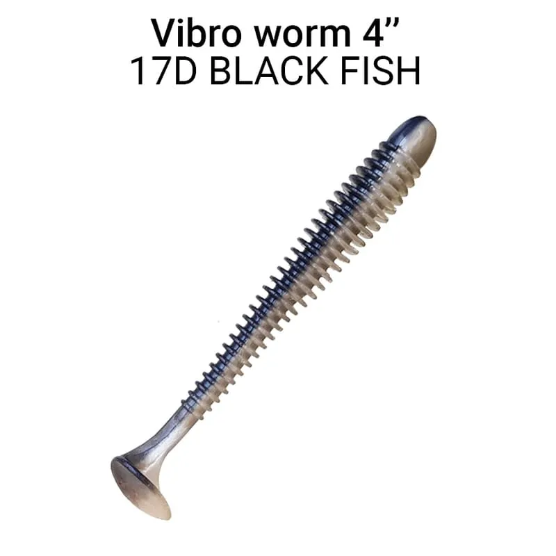 Crazy Fish Vibro Worm 10см Силиконова Примамка 19