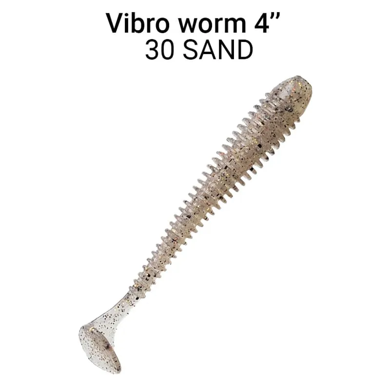 Crazy Fish Vibro Worm 10см Силиконова Примамка 16