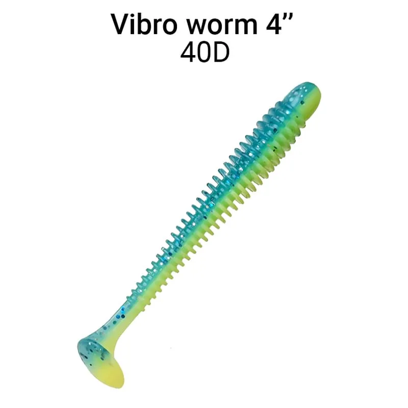 Crazy Fish Vibro Worm 10см Силиконова Примамка 13