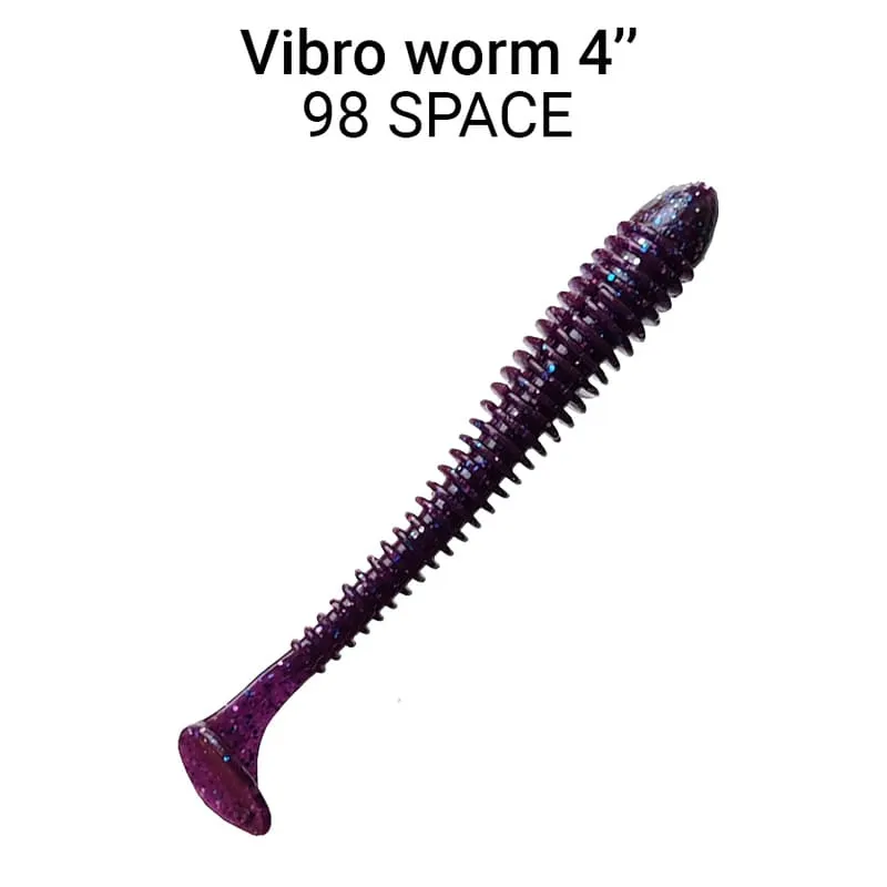 Crazy Fish Vibro Worm 10см Силиконова Примамка 2