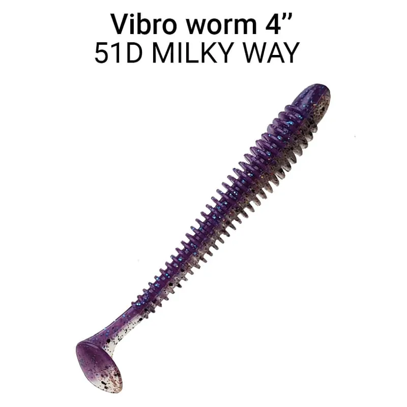Crazy Fish Vibro Worm 10см Силиконова Примамка 8