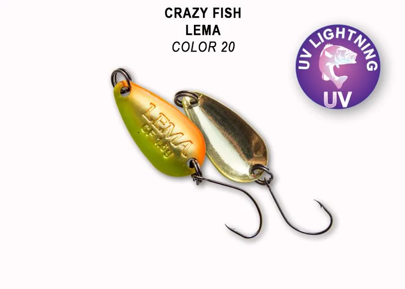 Crazy Fish Lema 1.6гр Блесна Клатушка 25