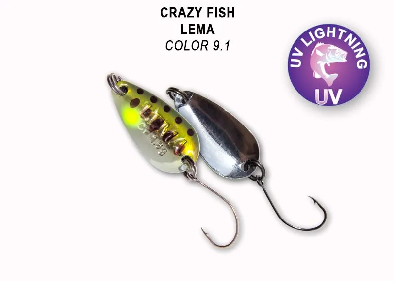Crazy Fish Lema 1.6гр Блесна Клатушка 2