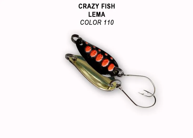 Crazy Fish Lema 1.6гр Блесна Клатушка 35