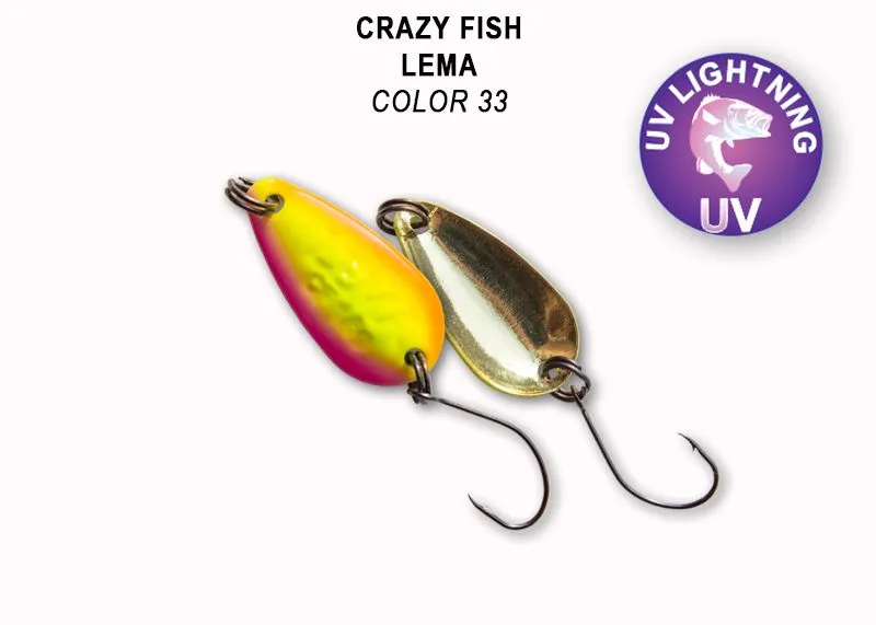 Crazy Fish Lema 1.6гр Блесна Клатушка 18