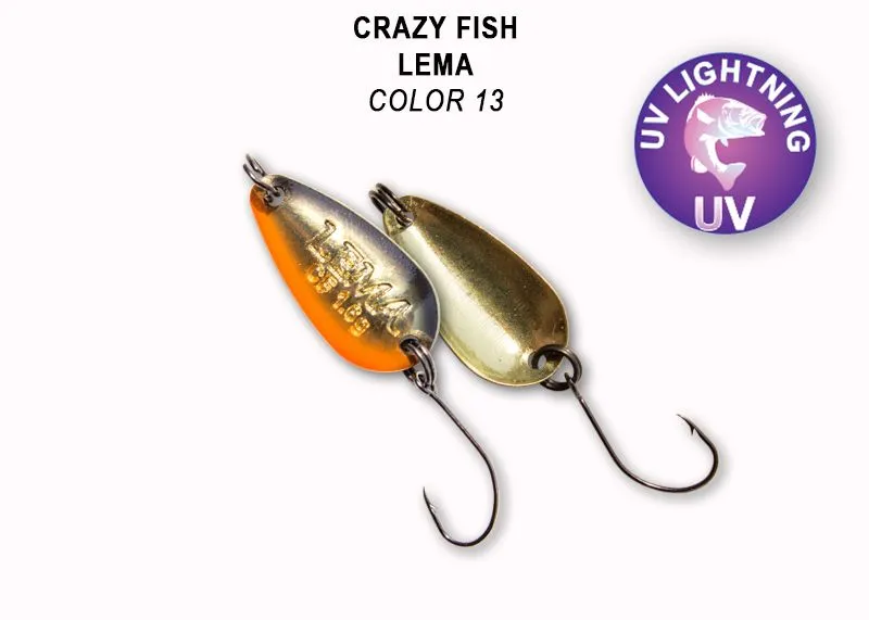 Crazy Fish Lema 1.6гр Блесна Клатушка 26