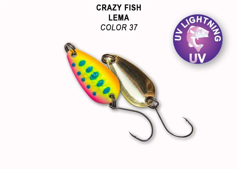Crazy Fish Lema 1.6гр Блесна Клатушка 14