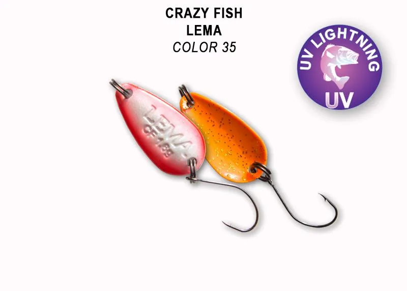 Crazy Fish Lema 1.6гр Блесна Клатушка 16