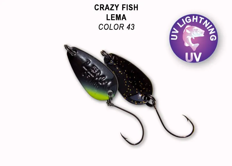 Crazy Fish Lema 1.6гр Блесна Клатушка 10