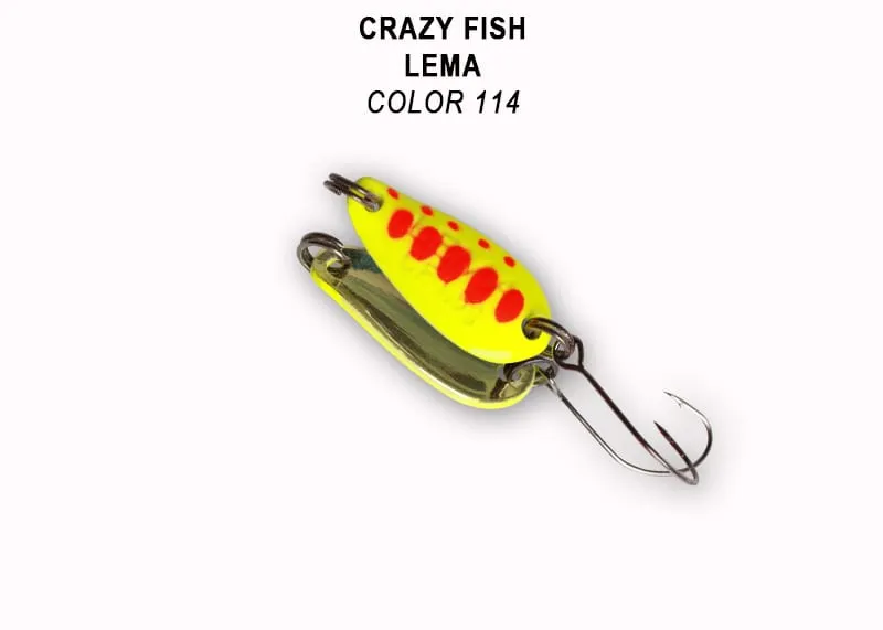 Crazy Fish Lema 1.6гр Блесна Клатушка 31