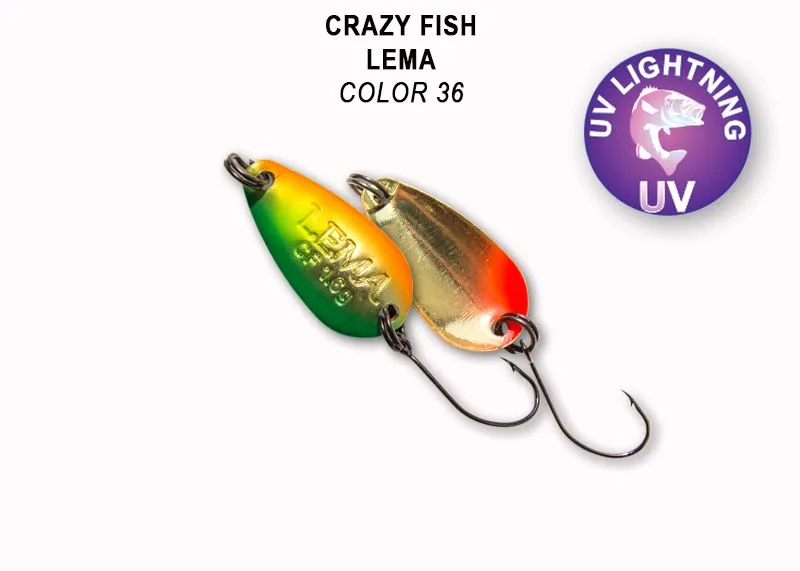 Crazy Fish Lema 1.6гр Блесна Клатушка 15