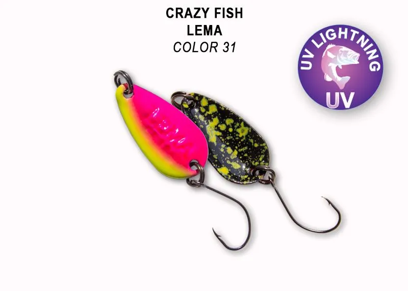 Crazy Fish Lema 1.6гр Блесна Клатушка 20