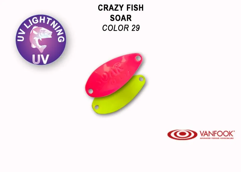 Crazy Fish Soar 1.4гр Блесна Клатушка 21