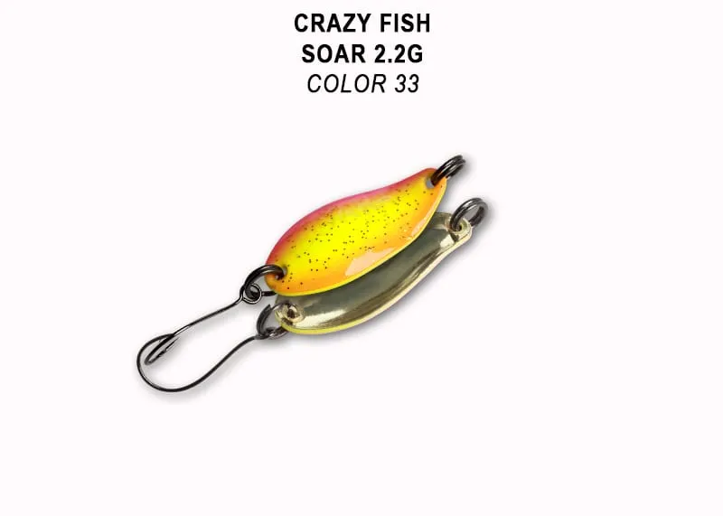Crazy Fish Soar 2.2гр Блесна Клатушка 13