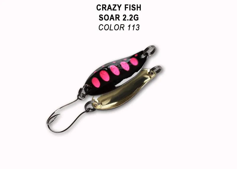 Crazy Fish Soar 2.2гр Блесна Клатушка 7