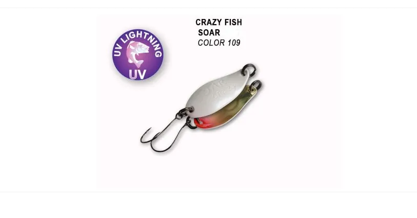 Crazy Fish Soar 2.2гр Блесна Клатушка 3