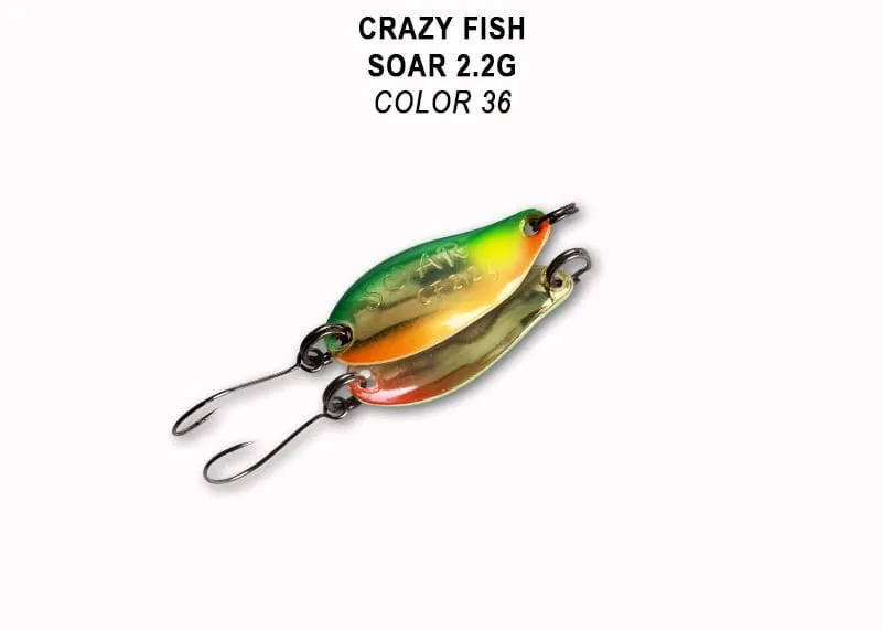 Crazy Fish Soar 2.2гр Блесна Клатушка 11
