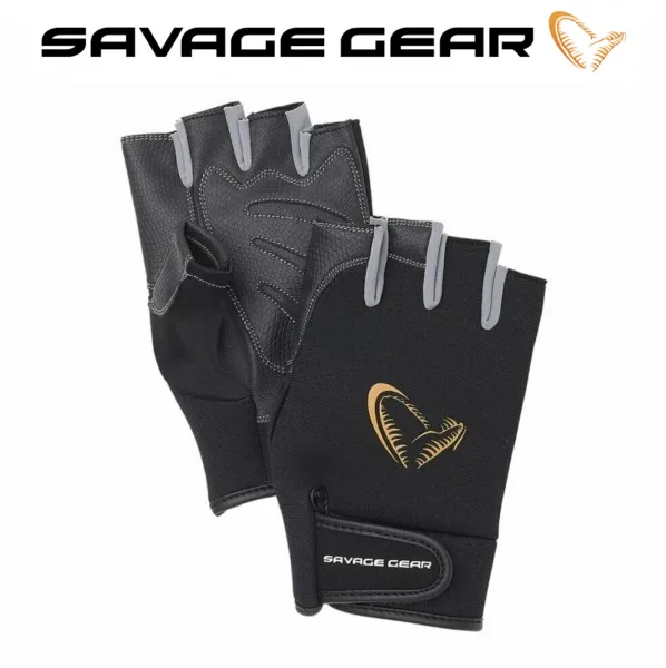 Savage Gear Neoprene Half Finger Ръкавици 1