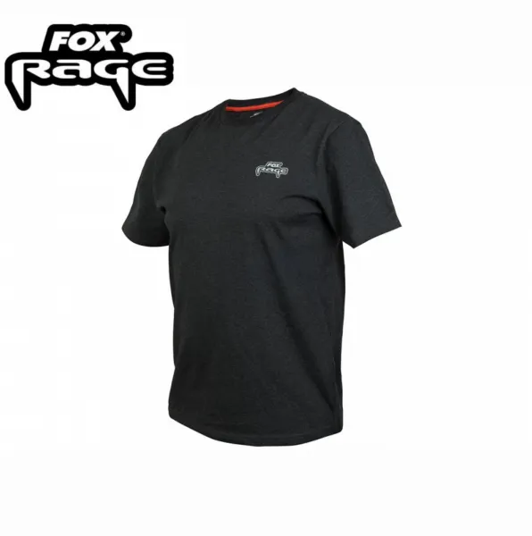 Fox Rage Black Marl T Shirt Тениска 1