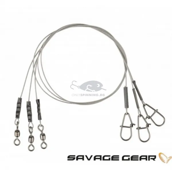 Savage Gear Carbon49 Trace 30cm 0.48mm 11kg Метален Повод