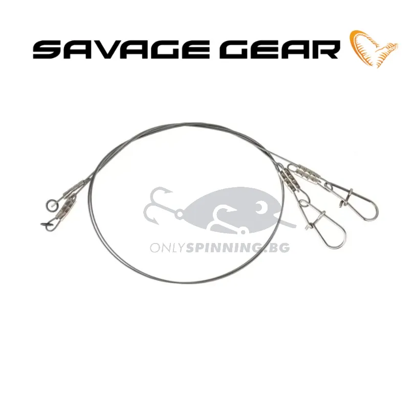 Savage Gear Titanium Trace 30cm 0.60mm 25kg Титаниев повод