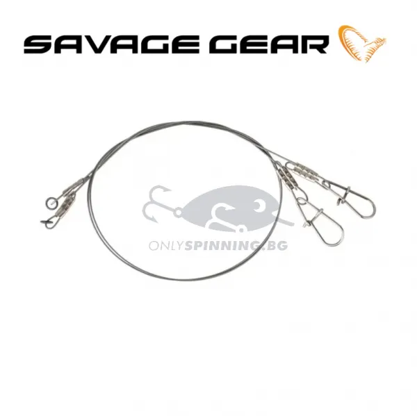 Savage Gear Titanium Trace 22cm 0.5mm 20kg Титаниев повод