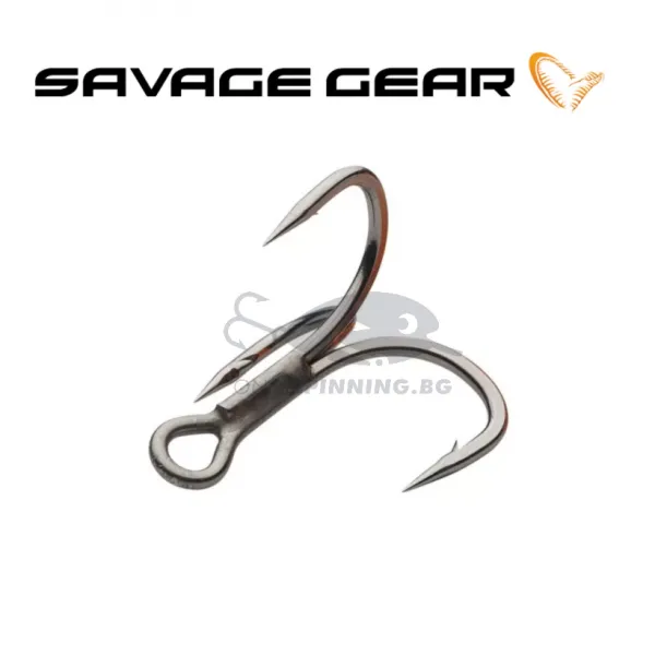 Savage Gear Savage SGY 2X Treble 8Pcs Тройни Куки