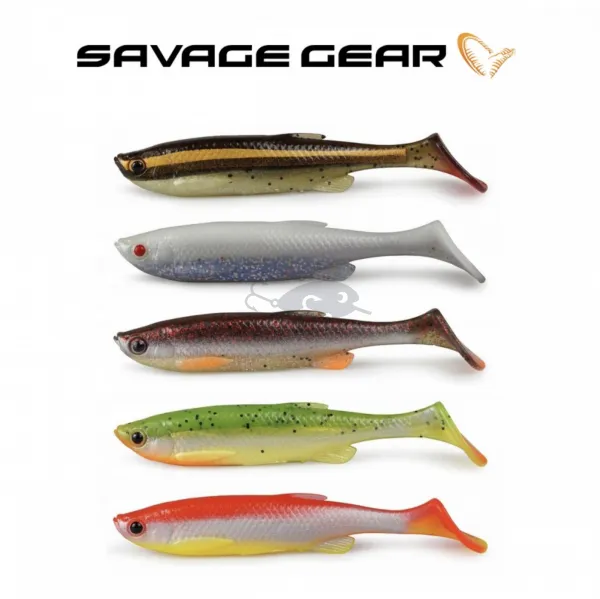 Savage Gear 3D Fat Minnow T-Tail 9cm Силиконова примамка 1