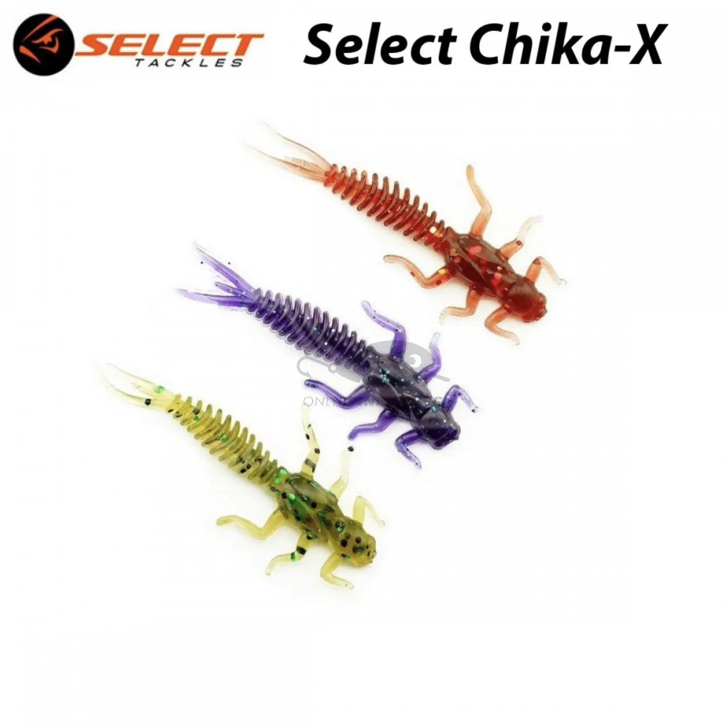 Силиконова ларва Select Chika-X 1.6 1