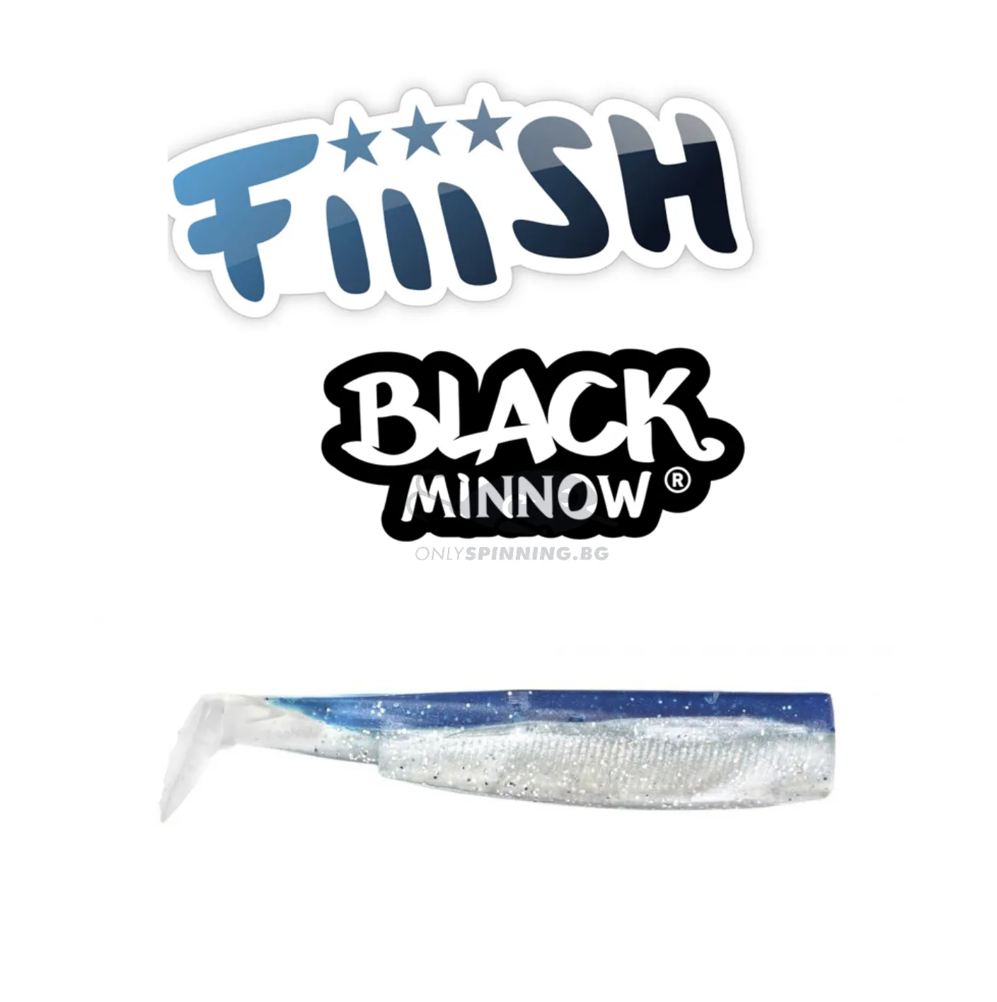 Fiiish Black Minnow No2 9cm Силиконова примамка 1