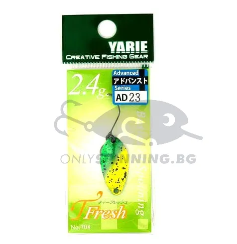 Yarie T-Fresh 2.4g Блесна Клатушка 25