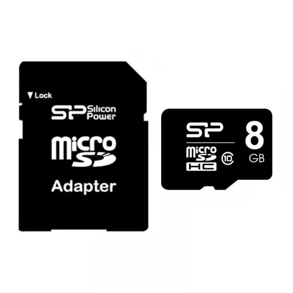 Силициева мощност карта памет 2GB ; 4GB; 8GB; 16GB; 64GB; 128GB microSD адаптер  3